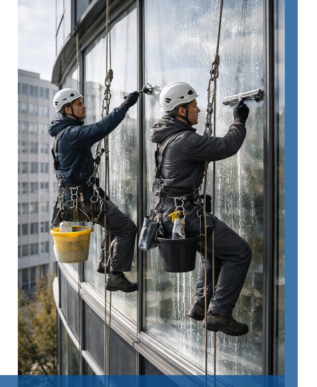 Мойка панорамных окон в Наро-Фоминске от 359 р. заказать у ВЫСОТНИК-Нр-