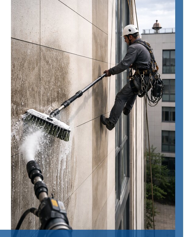 Мойка фасада из керамогранита в Наро-Фоминске от 307 р. | ВЫСОТНИК-Нр-