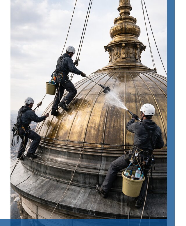 Мойка куполов и шпилей в Наро-Фоминске от 8196 р. - заказать | ВЫСОТНИК-Нр-