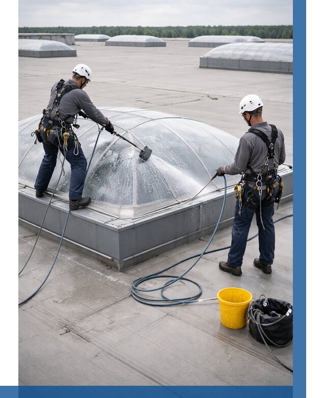 Мойка зенитных фонарей в Наро-Фоминске, заказать от 4610 р. | ВЫСОТНИК-Нр-