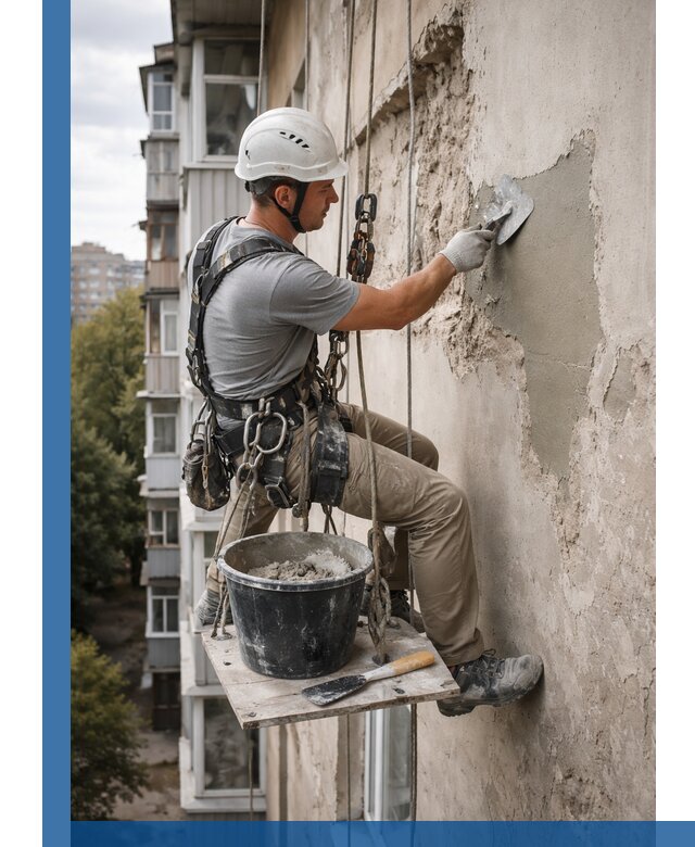 Восстановление фасадной штукатурки в Наро-Фоминске с гарантией качества