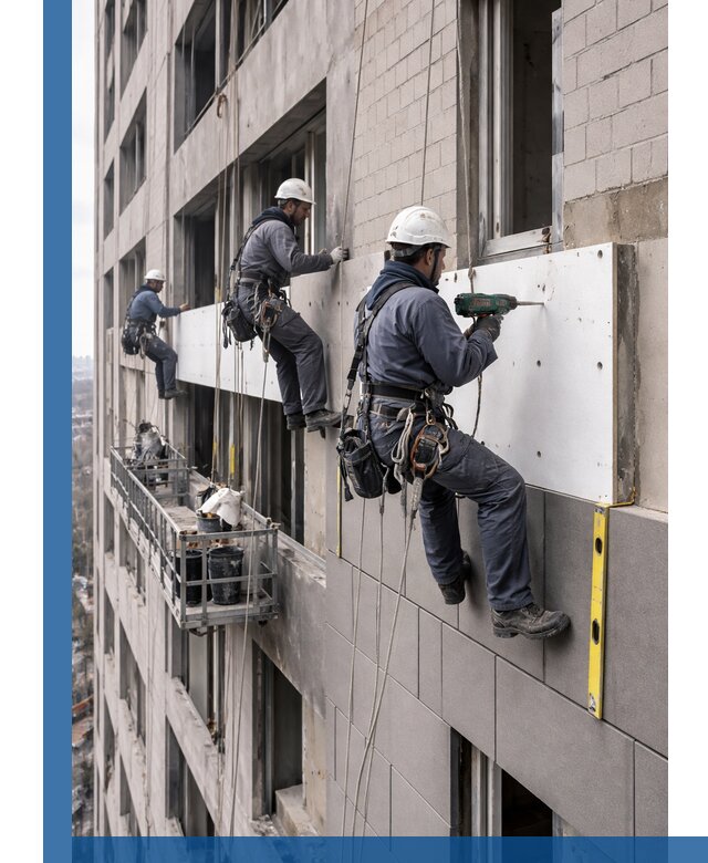 Монтаж фасадных термопанелей высокого качества в Наро-Фоминске