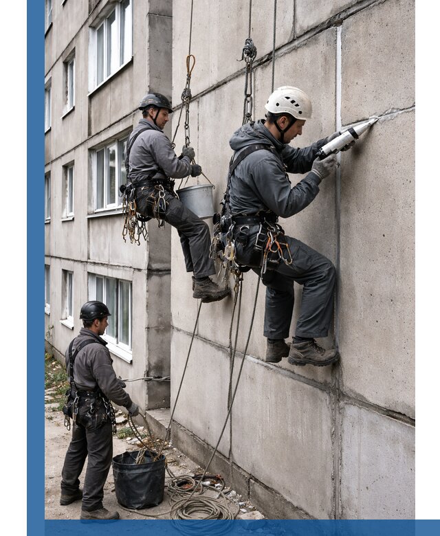 Герметизация межпанельных швов в Наро-Фоминске с гарантией герметичности
