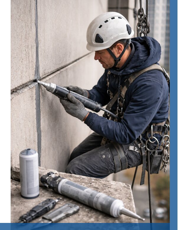 Вторичная герметизация швов в Наро-Фоминске от 461 р. | ВЫСОТНИК-Нр-