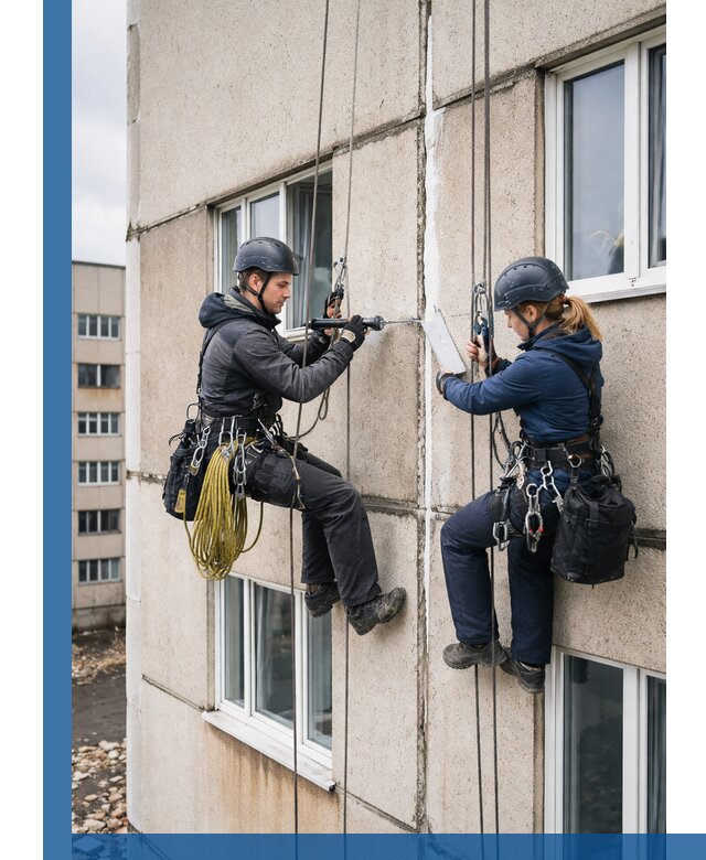 Герметизация межпанельных швов тёплым швом в Наро-Фоминске