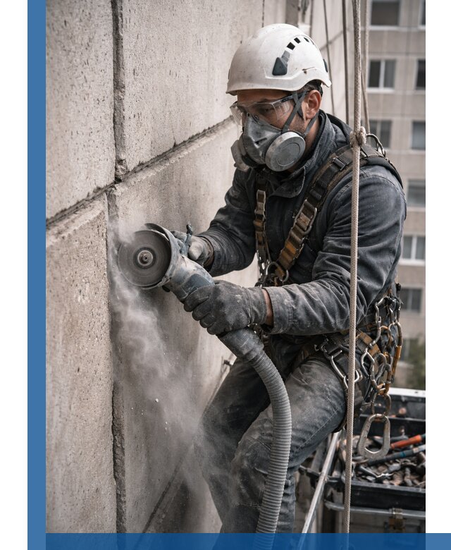 Штробление межпанельных швов в Наро-Фоминске качественно и быстро