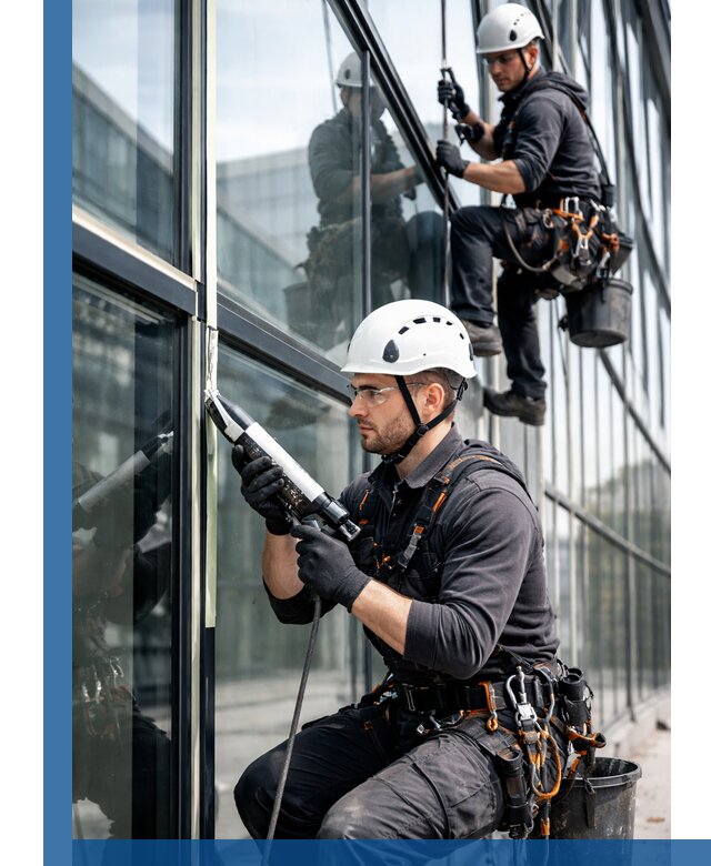 Герметизация витражных швов в Наро-Фоминске для зданий и фасадов