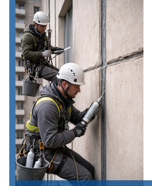 Герметизация деформационных швов фасада в Наро-Фоминске качественно