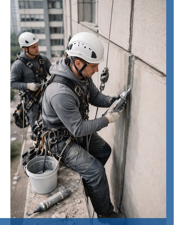 Ремонт деформационных швов здания в Наро-Фоминске от 1025 р. | ВЫСОТНИК-Нр-