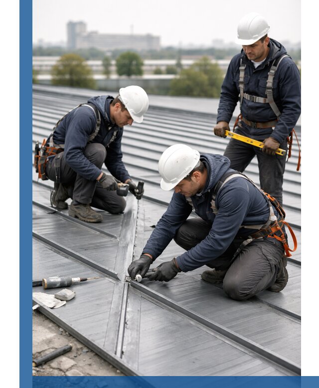 Ремонт фальцевой кровли в Наро-Фоминске срочно и качественно