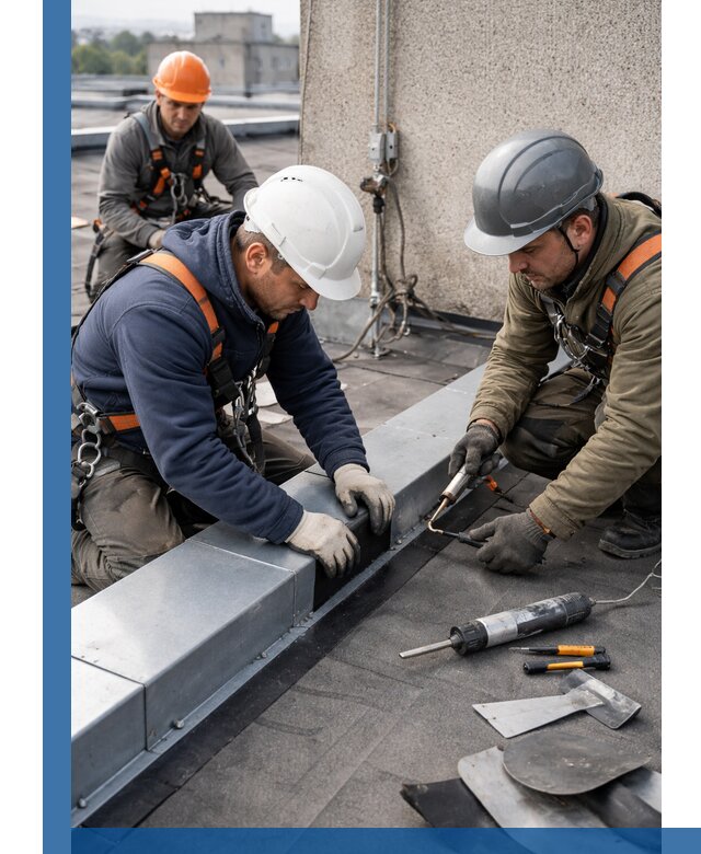 Ремонт кровельных примыканий в Наро-Фоминске профессионально