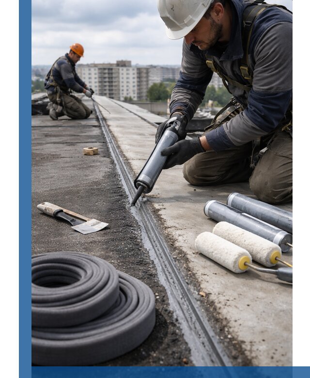 Герметизация швов кровли в Наро-Фоминске с гарантией герметичности