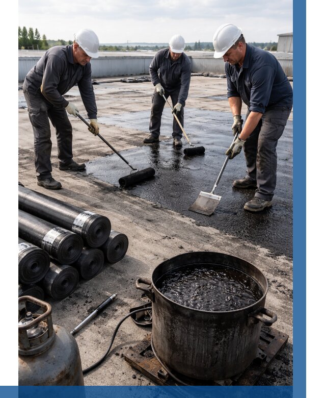 Гидроизоляция кровли мастикой в Наро-Фоминске от 615 р. | ВЫСОТНИК-Нр-