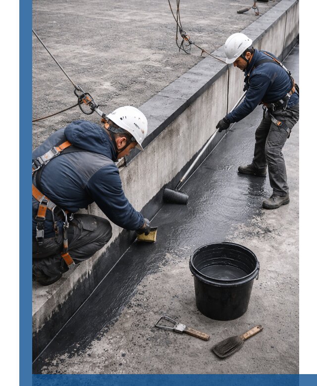 Гидроизоляция кровли жидкой резиной профессионально в Наро-Фоминске