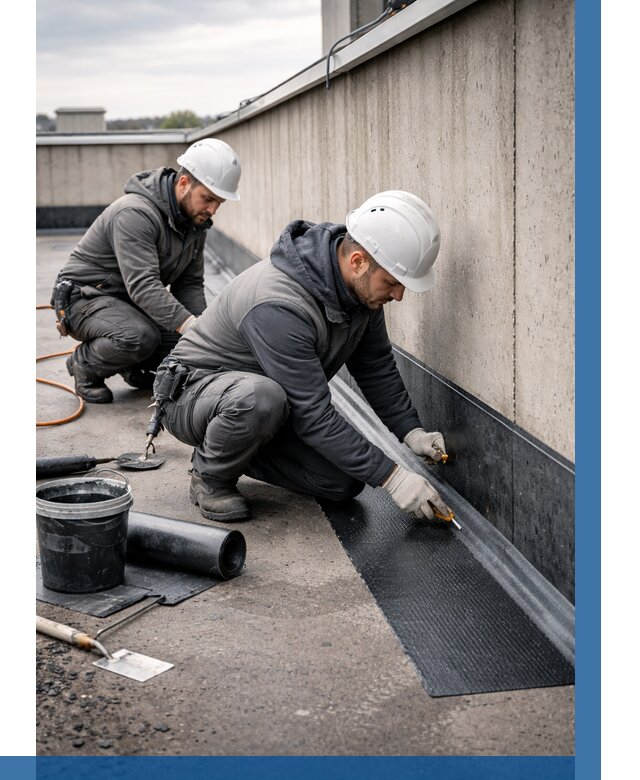 Гидроизоляция примыканий на кровле в Наро-Фоминске от 922 р. | ВЫСОТНИК-Нр-