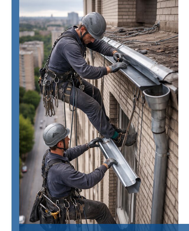 Ремонт водосточных желобов в Наро-Фоминске, быстро и качественно