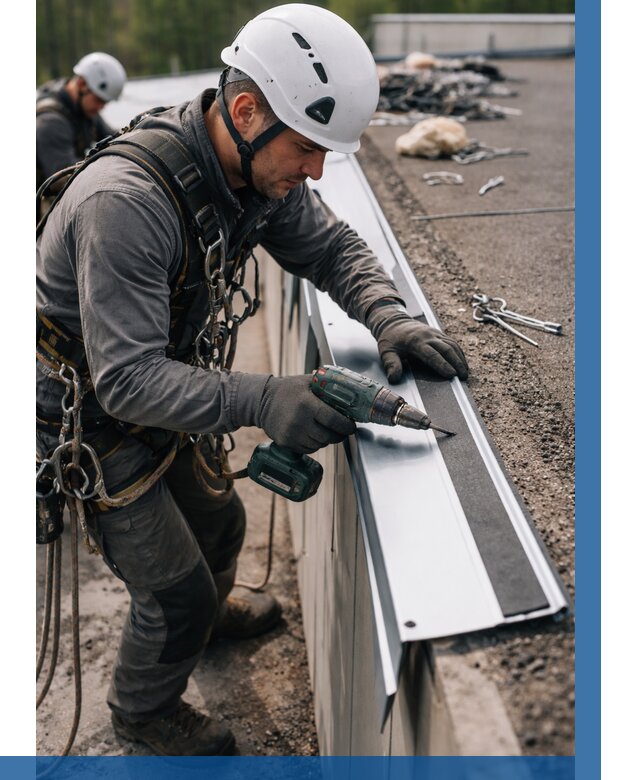 Монтаж капельника на кровле в Наро-Фоминске от 307 р. | ВЫСОТНИК-Нр-