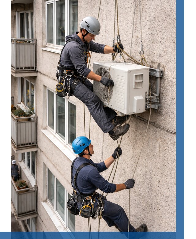 Перенос внешнего блока кондиционера в Наро-Фоминске от 9221 р.| ВЫСОТНИК-Нр-