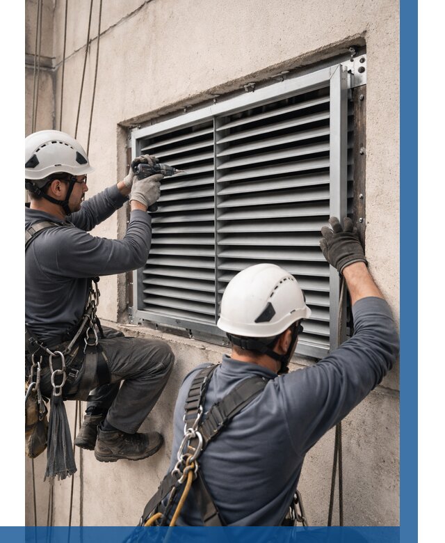 Монтаж вентиляционных решеток в Наро-Фоминске от 4610 р. | ВЫСОТНИК-Нр-