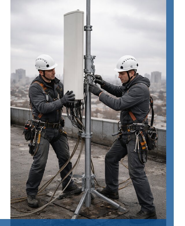 Монтаж антенн связи на крыше в Наро-Фоминске от 8708 р. | ВЫСОТНИК-Нр-