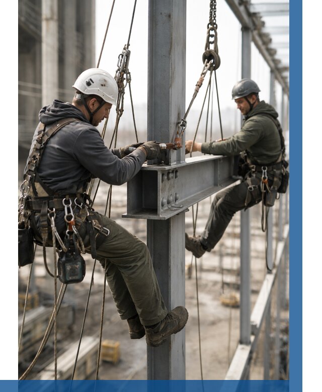 Монтаж металлоконструкций на высоте в Наро-Фоминске от 3586 р. | ВЫСОТНИК-Нр-