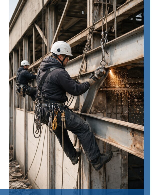 Демонтаж металлоконструкций на высоте в Наро-Фоминске от 6659р. |ВЫСОТНИК-Нр-