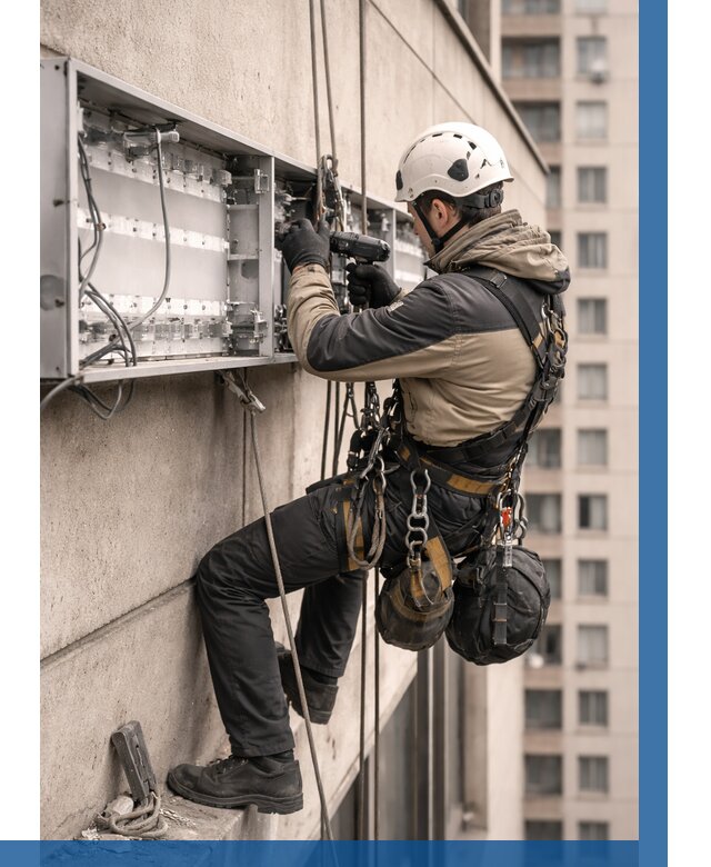 Ремонт вывески на высоте в Наро-Фоминске от 4610 р. | ВЫСОТНИК-Нр-