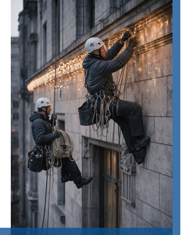 Монтаж новогодней иллюминации в Наро-Фоминске от 8708 р. | ВЫСОТНИК-Нр-