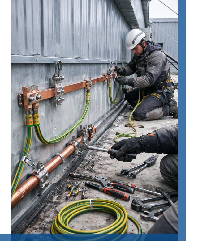 Монтаж заземления здания в Наро-Фоминске от 25613 р. | ВЫСОТНИК-Нр-