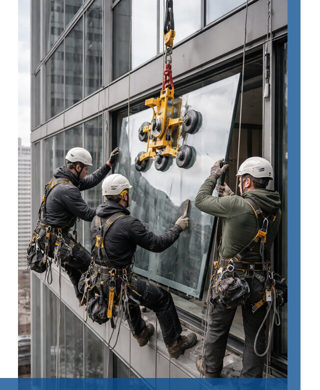 Фасадное остекление зданий под ключ в Наро-Фоминске от 10245 р. | ВЫСОТНИК-Нр-