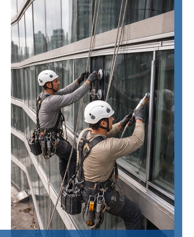 Радиусное остекление фасада в Наро-Фоминске от 12294 р. | ВЫСОТНИК-Нр-