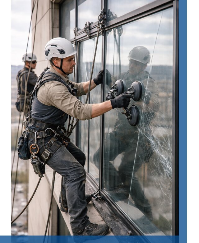 Замена стекла в витраже в Наро-Фоминске под ключ от 8708 р. | ВЫСОТНИК-Нр-