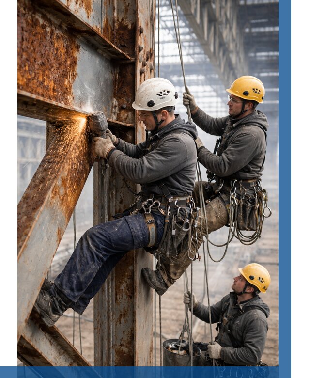 Зачистка металла от ржавчины в Наро-Фоминске от 359 р. | ВЫСОТНИК-Нр-