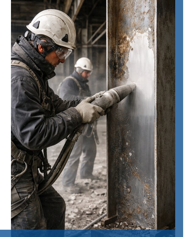 Удаление старой краски с металла в Наро-Фоминске от 461 р. | ВЫСОТНИК-Нр-