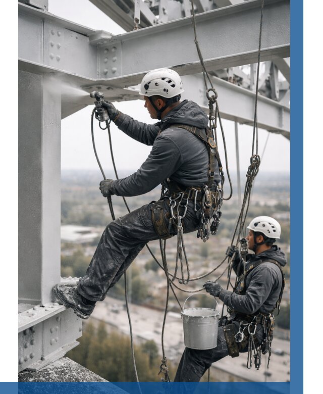 Покраска металлоконструкций на высоте в Наро-Фоминске 359 р |ВЫСОТНИК-Нр-