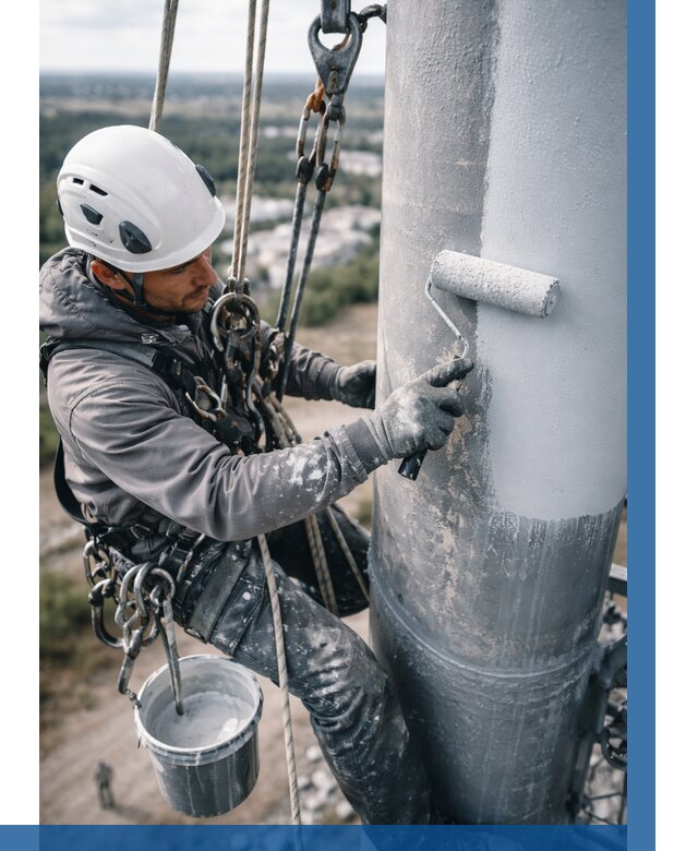Покраска мачт связи под ключ в Наро-Фоминске от 871 р. | ВЫСОТНИК-Нр-