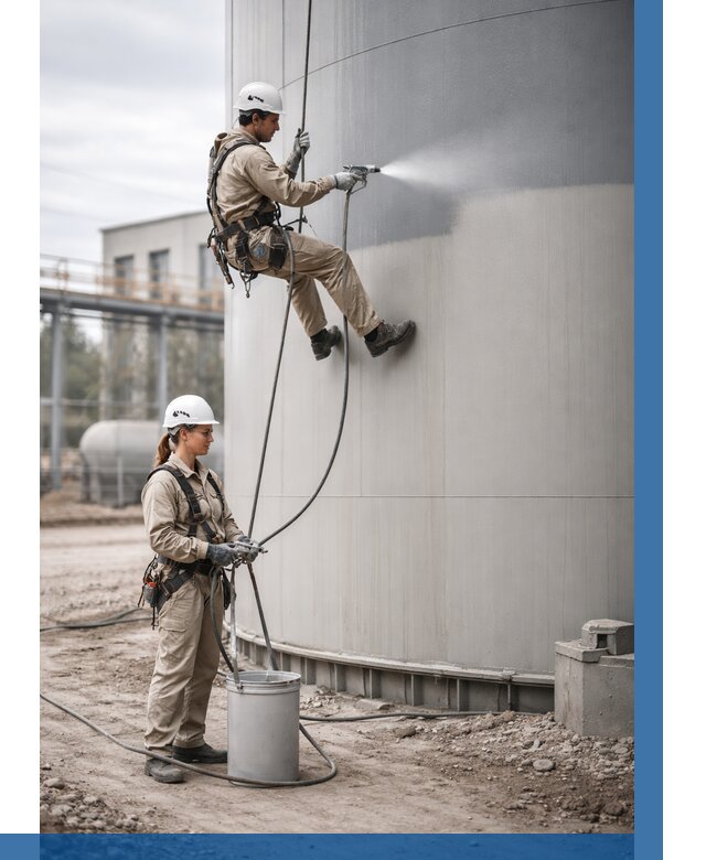 Покраска резервуаров в Наро-Фоминске от 1229 р. | ВЫСОТНИК-Нр- — заказать