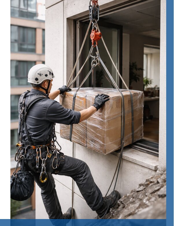 Подъем груза через окно в Наро-Фоминске от 4610 р. | ВЫСОТНИК-Нр-