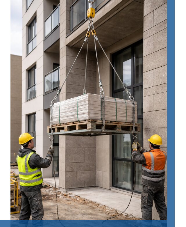 Подъем керамогранита на этаж в Наро-Фоминске от 3586 р. | ВЫСОТНИК-Нр-