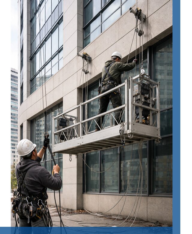 Монтаж и подъем фасадной люльки в Наро-Фоминске от 12294 р. | ВЫСОТНИК-Нр-