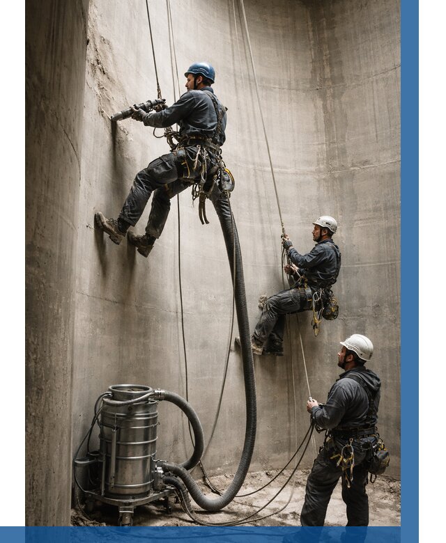 Зачистка силосов в Наро-Фоминске от 4610 р. Договор и смета ВЫСОТНИК-Нр-