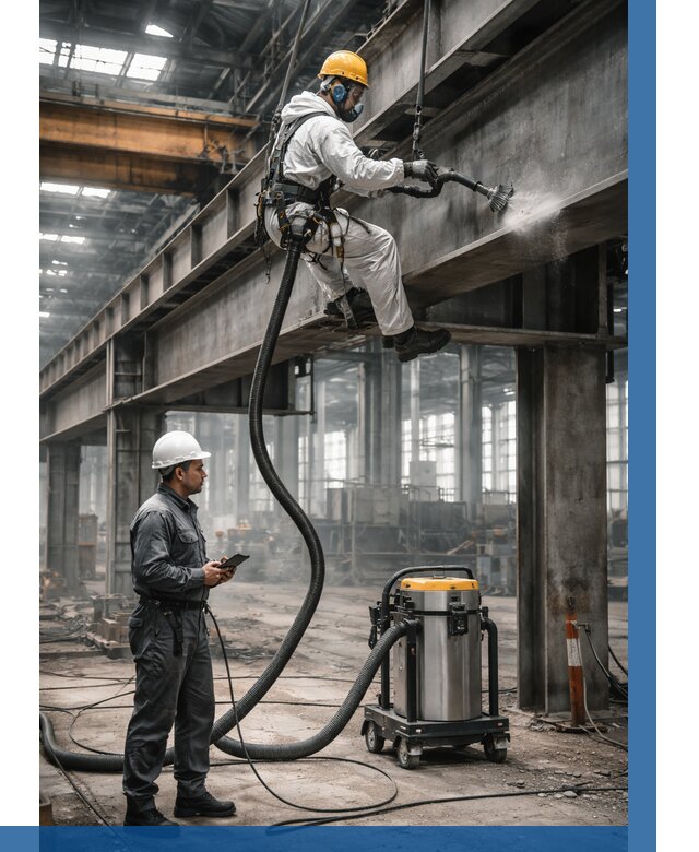 Обеспыливание конструкций в цехе в Наро-Фоминске от 4303 р. | ВЫСОТНИК-Нр-