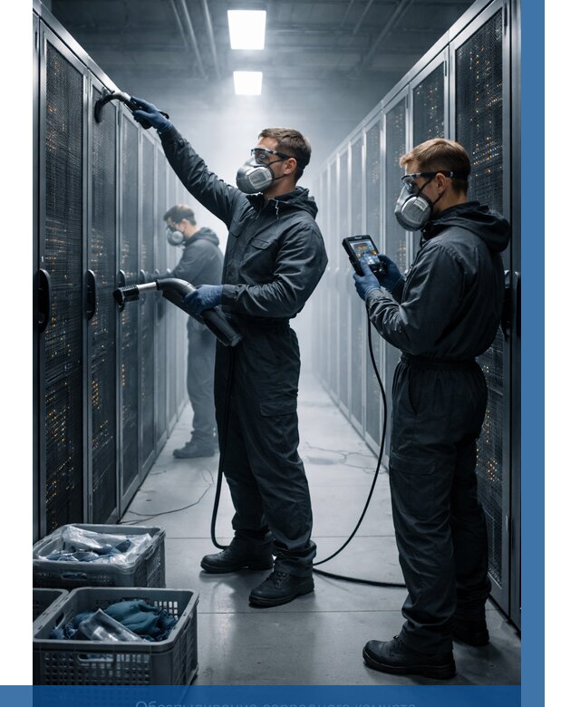 Обеспыливание серверной комнаты в Наро-Фоминске от 4610 р. | ВЫСОТНИК-Нр-