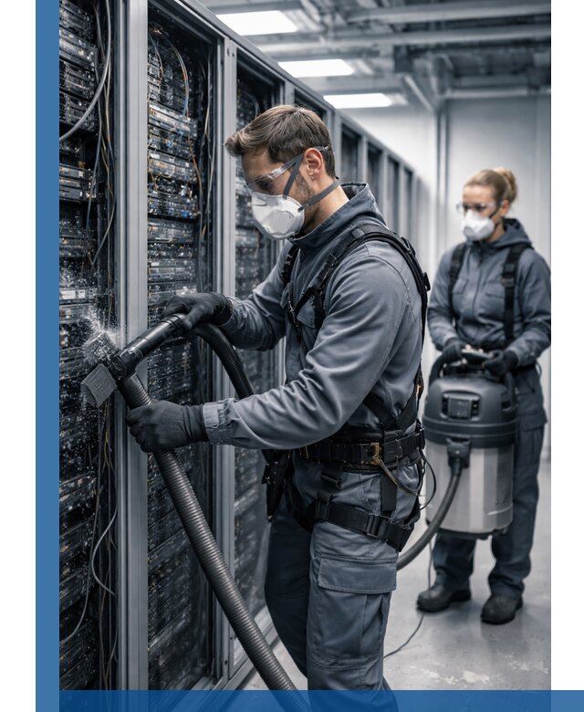 Обеспыливание серверной комнаты в Наро-Фоминске, профессиональная очистка