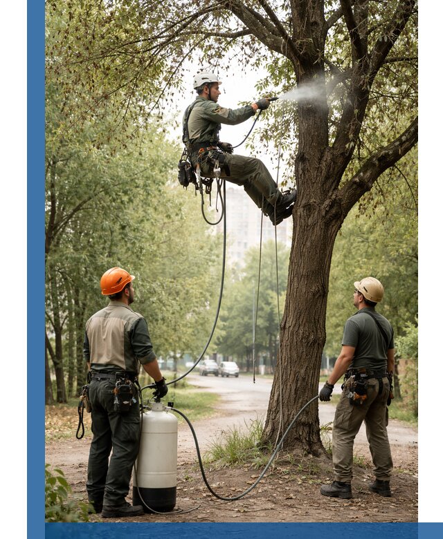 Обработка деревьев от вредителей в Наро-Фоминске профессиональная защита