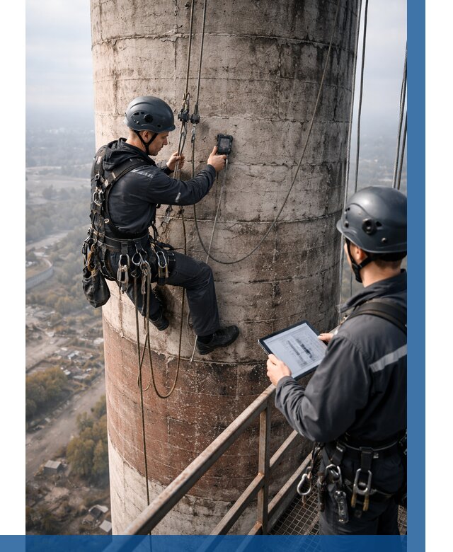 Обследование дымовой трубы в Наро-Фоминске от 8196 р. | ВЫСОТНИК-Нр-