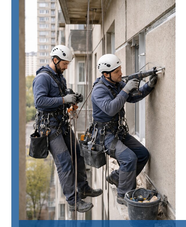 Промышленные альпинисты высотные работы и монтаж в Наро-Фоминске